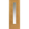 Ostria Oak Pre Finished Glazed Internal Door - All Sizes