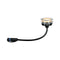 Outdoor Plug & Shine Floor Single Luminaire Insect Friendly - Silver