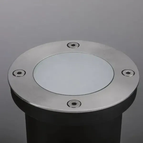 Outdoor Plug & Shine Round Floor Individual Spotlight