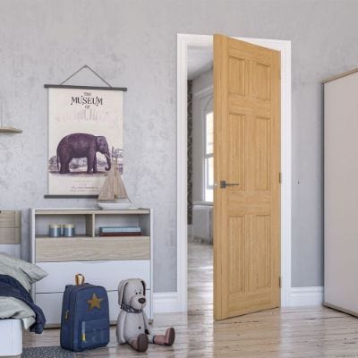 Oxford Oak Prefinished Internal Fire Door FD30 - All Sizes