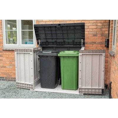 Forest Extra Large Garden Storage Unit / Bin Store - 1200 Litre Grey