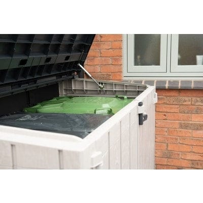Forest Extra Large Garden Storage Unit / Bin Store - 1200 Litre Grey