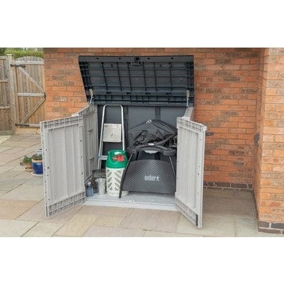 Forest Extra Large Garden Storage Unit / Bin Store - 1200 Litre Grey