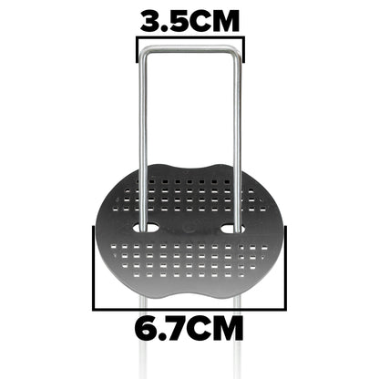 Weed Control Membrane Pegs Buffer Washer, 6"/150mm, Red