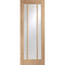 Worcester Pre-Finished Internal Oak Door with Clear Glass