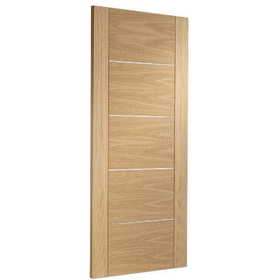 Portici Pre-Finished Internal Oak Fire Door
