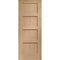 Shaker 4 Panel Pre-Finished Internal Oak Fire Door