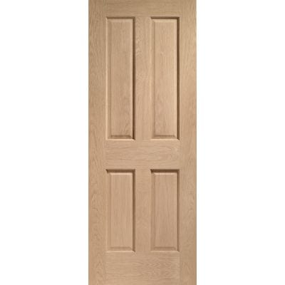 Victorian 4 Panel Pre-Finished Internal Oak Door