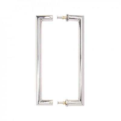 Mitred Pull Handle Polished Steel
