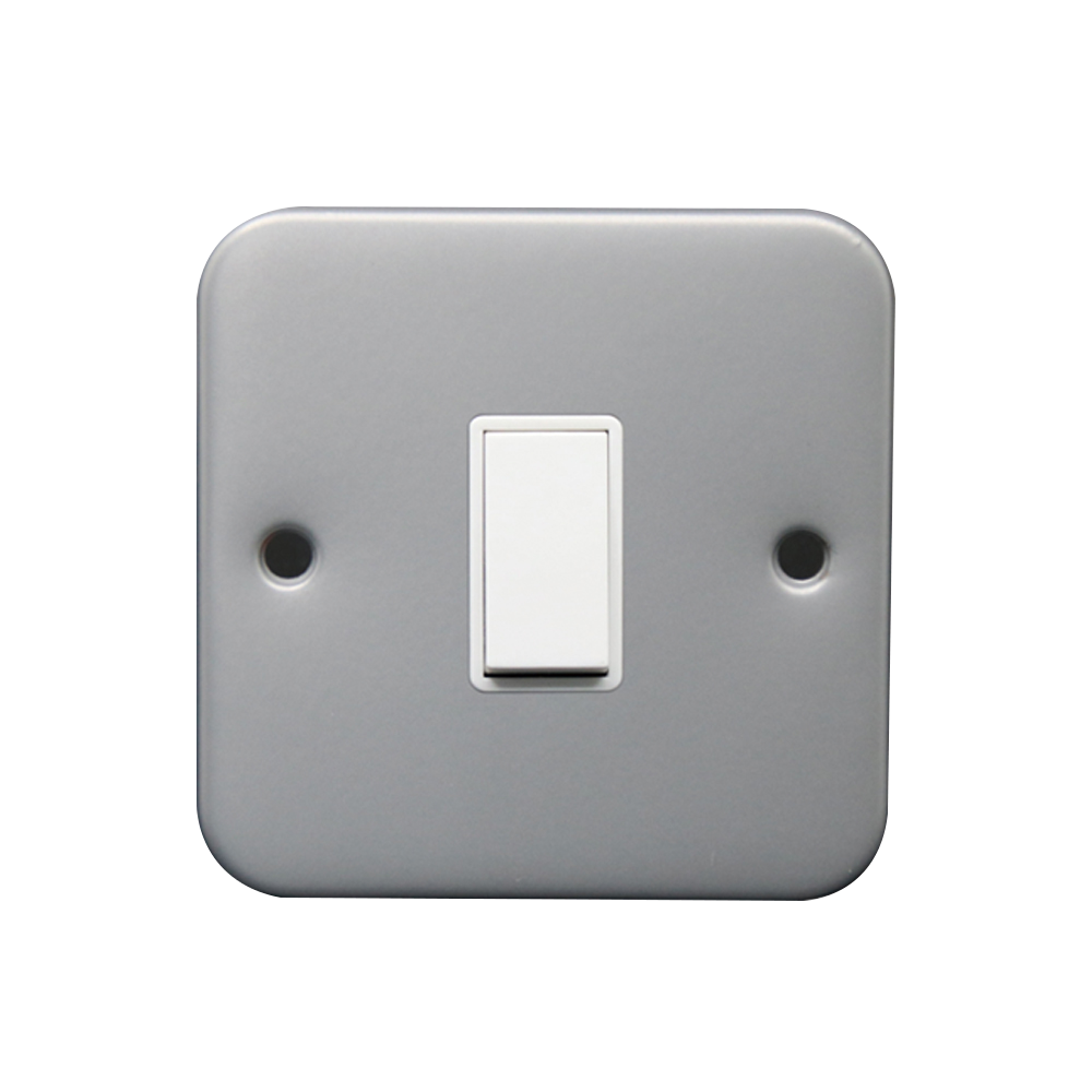 Caradok 1G 2Way 10A Switch Metalclad