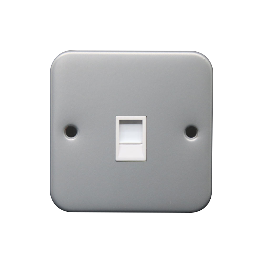 Caradok 1G RJ45 Cat5 Socket Metalclad
