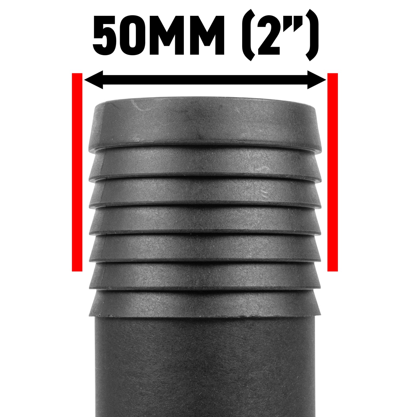 Pond Straight Connector 2" BSPM - 50mm