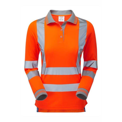 PULSAR PR703 Rail Spec Ladies Long Sleeve Polo Shirt