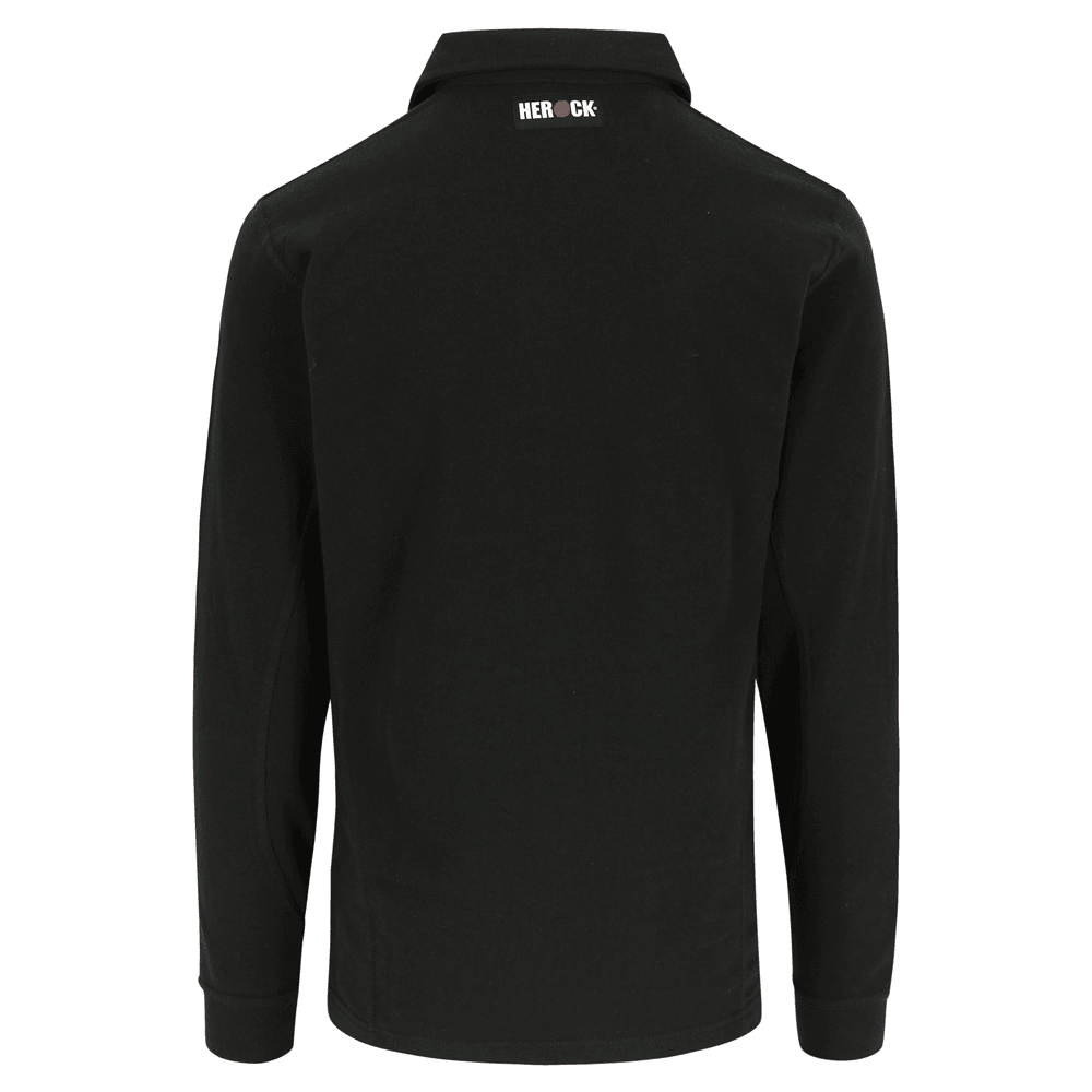 Herock Troja Long Sleeve Polo Shirt Black 2XL