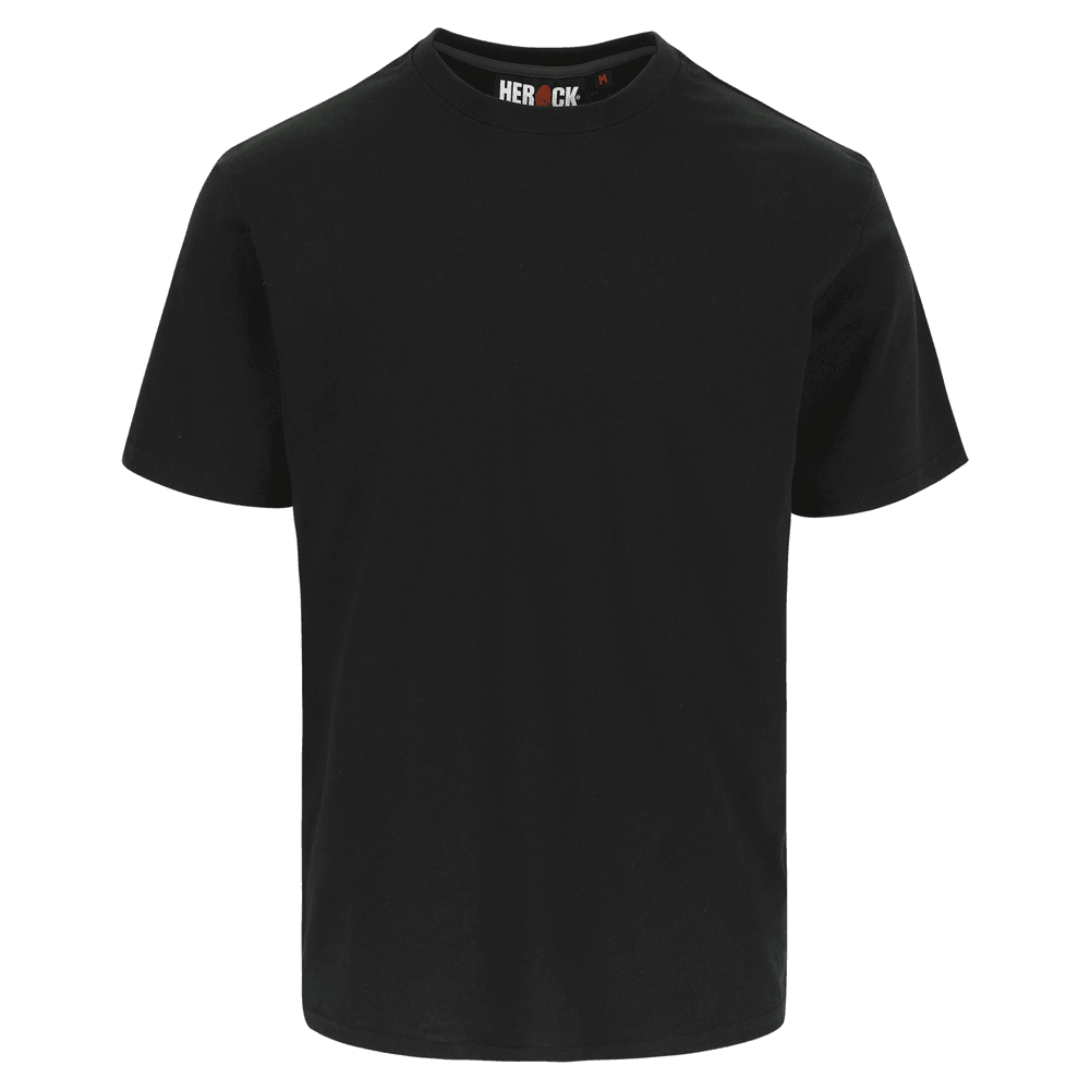 Herock Argo Short Sleeve Cotton Work T-Shirt Black 3XL