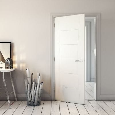Pamplona White Primed Internal Door - All Sizes