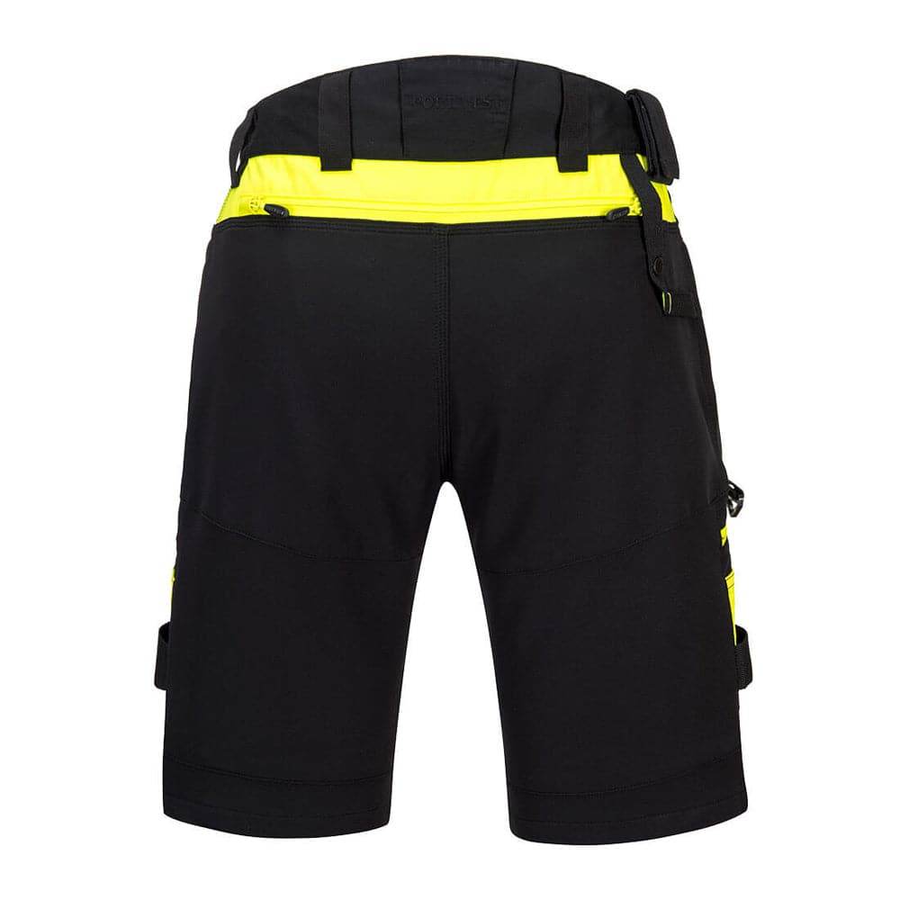 Portwest DX444 4-Way Stretch Holster Pocket Shorts Black, Waist 40"