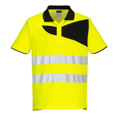 Portwest PW212 Hi-Vis Polo Shirt Short Sleeve