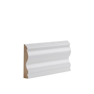 White Primed Victoriana Architrave - 100mm x 18mm x 2100mm