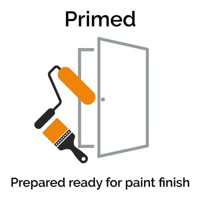 Classique Textured White Primed Internal Door - All Sizes