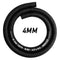 Rubber Reinforced with a Heat Resistant Textile Braid 4mm/8mm