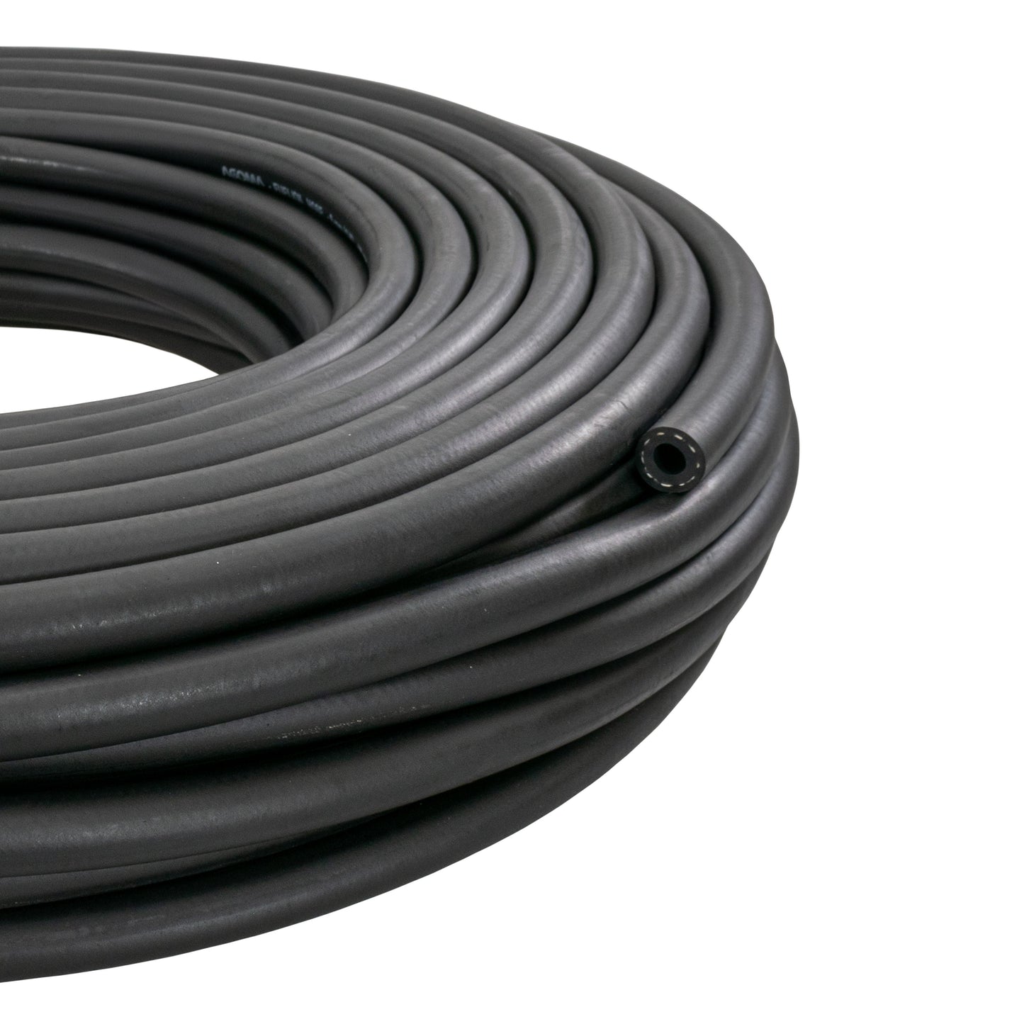 Rubber 4mm Braided Fuel, Oil Hose SAE J30 R6