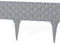 Lawn Edging, Plastic Palisade Rattan Effect, 2.4m, Gray