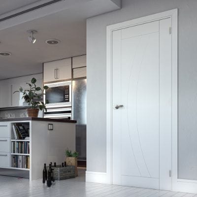 Ravello White Primed Internal Door - All Sizes