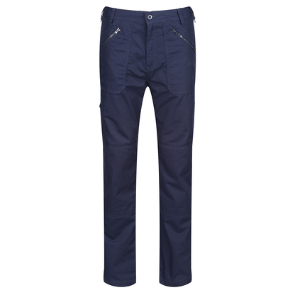 Regatta TRJ170 Multi Pocket Water-Repellent Work Trouser Navy Blue
