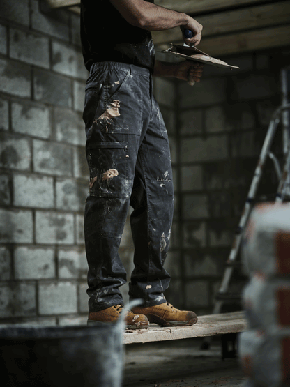 Regatta TRJ330 Water-Repellent Multi-Pocket Action Trousers Dark Grey
