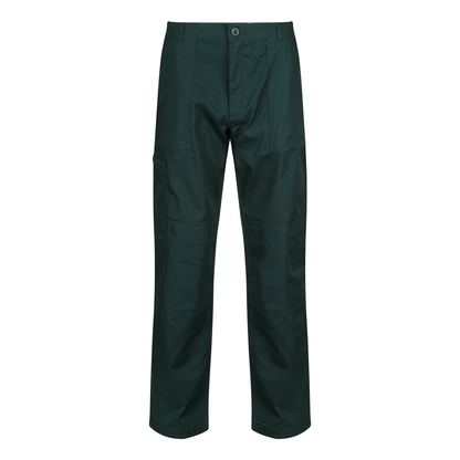 Regatta TRJ330 Water-Repellent Multi-Pocket Action Trousers Green