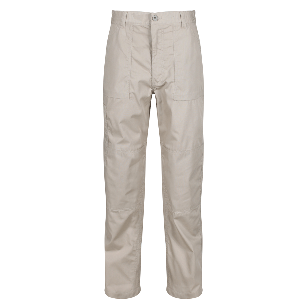 Regatta TRJ330 Water-Repellent Multi-Pocket Action Trousers Lichen, 32" Waist 29" Leg
