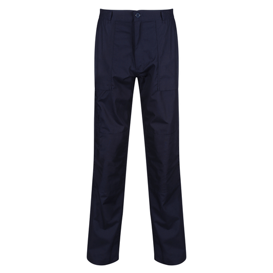 Regatta TRJ330 Water-Repellent Multi-Pocket Action Trousers Navy Blue
