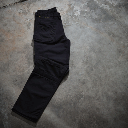 Regatta TRJ335 Hardwear Holster Pocket Kneepad Work Trousers Black 38" Waist 31" Leg
