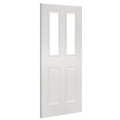 Rochester White Primed Glazed Internal Door - All Sizes