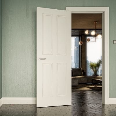 Rochester White Primed Internal Fire Door FD30 - All Sizes