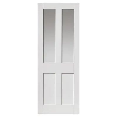 Rushmore White Primed Glazed Internal Door - 1981mm x 762mm