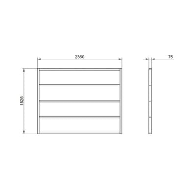 Forest Shed Base for Overlap Sheds - All Sizes