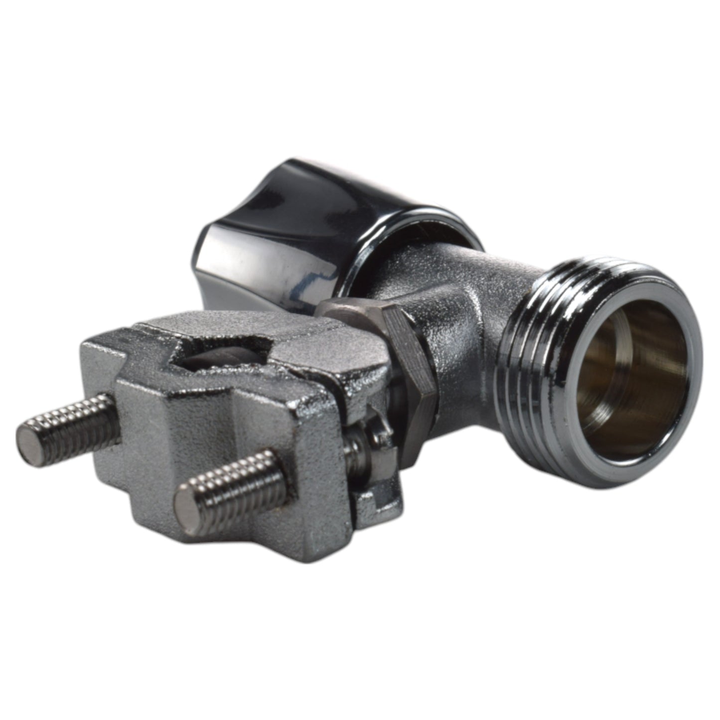 Brass Barbed Bib Tap FULL Connection Kit x2