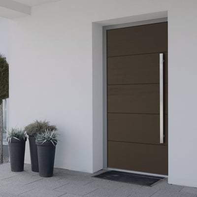 Santandor Embossed GRP Smoked Oak Pre-Finished External Door - 1981mm x 762mm