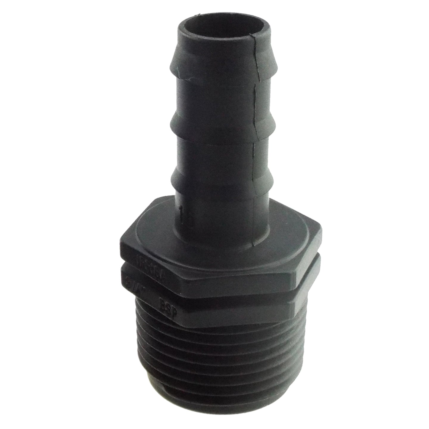 IBC 2” S60X6 Cap with In-Line BSPF Valve and 16mm Barbed Straight