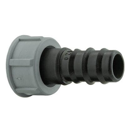 20mm Barbed Straight with In-Line BSPM Valve and Geka Type Connector
