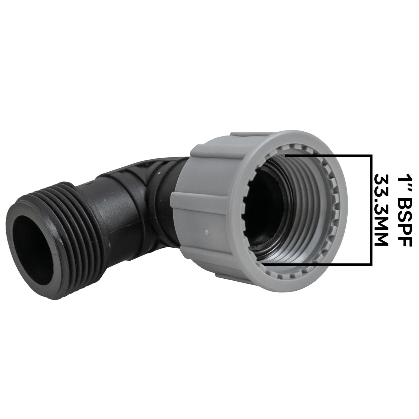 Swivel Elbow 1" BSP Male Female