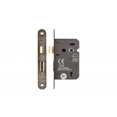 3 Lever Mortice Sash Lock Satin Nickel