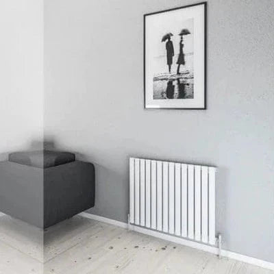 Moda Horizontal Aqua Steel Radiator (Single) - All Sizes
