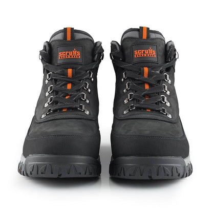 Scruffs Scarfell Black Leather Safety Work Boot S1P SRA