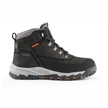 Scruffs Scarfell Black Leather Safety Work Boot S1P SRA