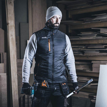 Scruffs Trade Padded Gilet Body Warmer Black