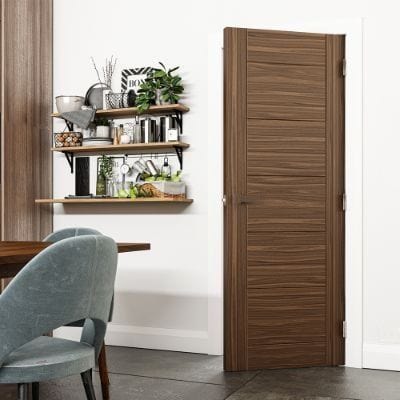 Seville Walnut Prefinished Internal Door - All Sizes