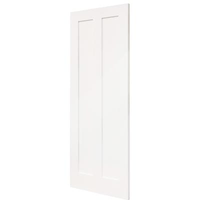 Shaker 2 Panel White Primed Panel Internal Door - All Sizes